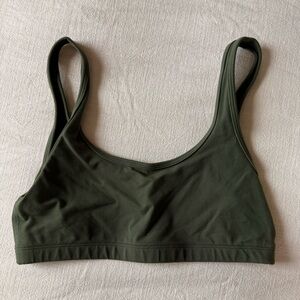 Aritzia olive Green Sports Bra